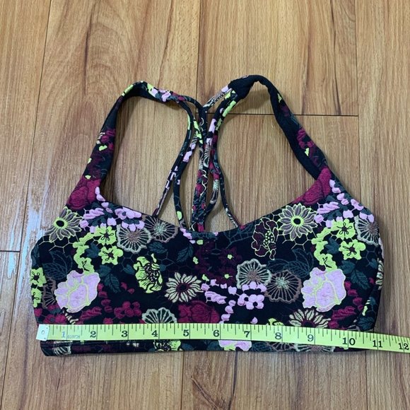 Lululemon Free To Be Zen Bra Fluorolace Multi - Picture 7 of 9